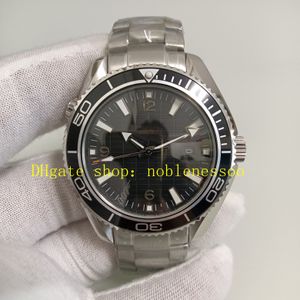 Imagem real masculino Relógio automático Men Dial preto Bolsa de cerâmica 600m Edição limitada 007 Pulseira de aço transparente mecânica ASIA 8500 relógios de movimento