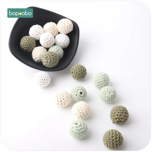 Accessori per gioielli per infermieri per bambini Bopoobo per perle all'uncinetto 20mm 10pc colorate possono masticare bracciale per teether fai -da -te 240420