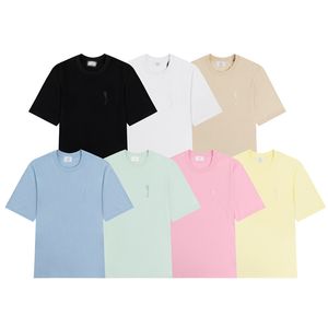 24 Spring and Summer Fashion T Shirt Designer broderad kärlek Bomull Kort ärmkläder Lämplig för män och kvinnor par Leisure Loose Sports T -shirt