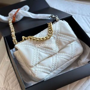 Mulheres Bolsa Bolsa Bolsa Designer de Cabra Pele Diamante Diamante Soft Genuína Correia Correia Mensageiro de Mensageiro Hardware Letra Buckle 10A de alta qualidade Lady Cross Body Bodys