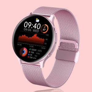 Watches 2023 OLED Fashion Smart Watch Ladies Heart Rate Blood Pressure Multifunktionell Sport Watch Men Woman Waterproof Smartwatch Women