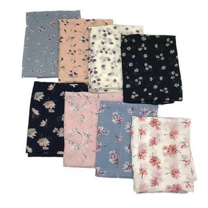 Bandanas Durag Cross Border Malaysian Chiffon Print Scarf дышащий и модный женский шал интегрированная прямая судоходная завеса шарф 240426