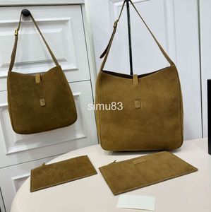 Suede Underarm Bag Hobo Handbag Designer Women Shoulder Axillary Pouch Fashion Hardware Letter Accessories Tote Bags With Wallet 7A Top Quality