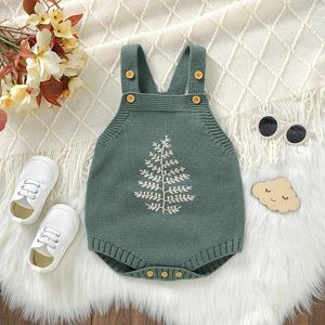 Rompers Baby Bodysuits For Born Infant Boys Girls Sleeveless Knitted Onesie Jumpsuits One Piece Toddler Kids Unisex Outfits Coveralls