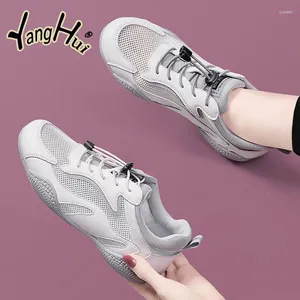 Casual Shoes Flat Bottom Anti-slip Wear Resistance Mesh Breathable Tennis Fitness Sneakers 2024 Fashion Simple Outdoor Sports Sheos Summer