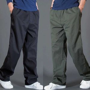 Męskie spodnie męskie nowe sprężyste i jesienne spodnie robocze regularne bawełniane spodnie swobodne spodni joggingowe ubranie letnie sportowe 2403
