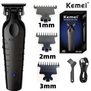 ヘアトリマーKemei KM-2299 Mens Electric Clipper Professional USB充電Q240427