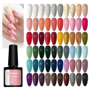 تلميع جل البولندية 162 ألوان قاعدة 8 مل و TOP COAT شبه دائمة الورنيش كل شيء ل manicure 240425