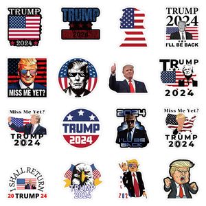 Party Decoration DIY berömda bilklistermärken USA: s president Trump Graffiti DECALS för bagagegitarr Cup Motorcykel/Scooter/kylskåp/skateboard/hjälmar klistermärke LT948