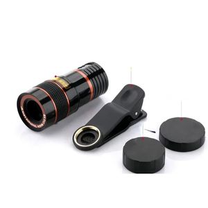 2024 new Lens Universal Clip 20X/12X/8X Zoom Phone Camera Telephoto Lens Monocular Telescope Phone Universal Optical Telescope Lens Kitfor