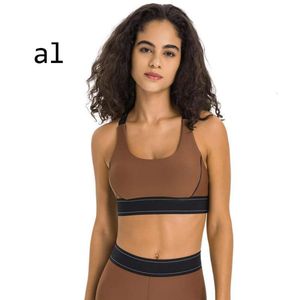 Yoga Outfits Tank Tops AL-01 Light Support Sports Bra Gym Clothes Women Underwears Fiess Lingerie Breathable Workout Brassiere Sexy Vest with Removable Cups ssiere