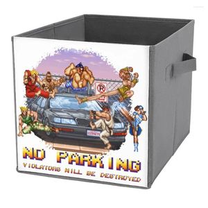 Torby do przechowywania Street Fighter Brak naruszenia parkingów będą Esse Tank Folding Box Organizer Division Stay Książki Super Soft P