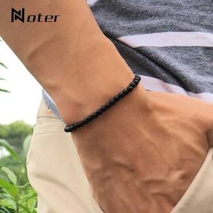 Beaded Note Natural Matte Armband Stone Mens 4mm 6mm 8mm 10mm 12mm Round Agate Bead Brass Accessories Pulseira Gift
