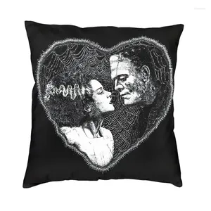 Pillow Horror Movie Bride Of Frankenstein Throw Case Home Decor Halloween Film Cover 40x40 Pillowcover For Sofa