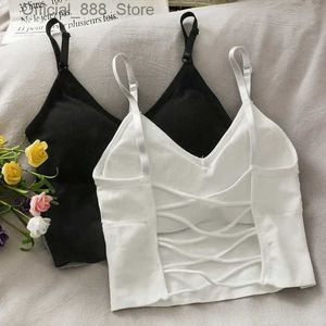 IVTQ Kadın Tankları Camis Womens Üstler Seksi Tank Top Kadınlar Sütyenli Düz Renkli Camis Mahsul Kırp Üst Omuz Kapalı Omuz Yatık Camisole 2021 Sıcak D240427