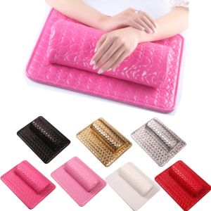 Equipment Professional Hand Cushion Holder Soft PU Leather Sponge Arm Rest Nail Pillow Manicure Art Beauty Nail Mat Pad Nail Tool Pillow