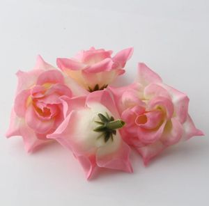 300st Pink Roses Flower Head Artificial Flower Wedding Decorating Flowers 5CM1847430