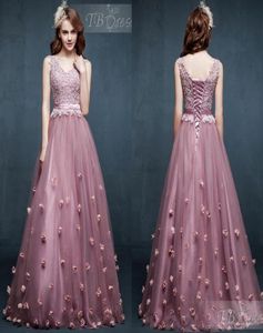 2021 LaceUp Prom Vestres Party Evening Light Purple Custom Made Vneck Lace Prom Dress Crystals Flores Tulle Lace Prom Dres9022803