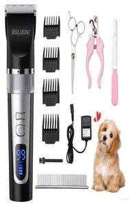 Hund Grooming Clippers Cordless Shaver Professional Clipper laddningsbara8872504