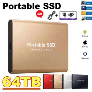 Drives Original Highspeed 1TB SSD 2TB Portable External Solid State Hard Drive USB3.1 500GB Interface Mobile Hard Drive for Laptop