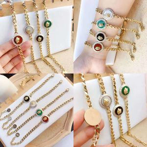 Jewelery Designer Classic Bracelets Fashion Elegant Stainless Steel Bangle Women Gold Plated Wristband Cuff Chain Gift with Box Original Quality