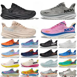 2024 Новый дизайн Hombres mujeres zapatillas para correr clifton 9 bondi 8 zapatillas para hombres triple negro puerto blanca niebla oliva haze