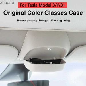 Sonnenbrille Tesla Modell Y 3 3+Original Design Sonnenbrille Sonnenvisor Clip Speichermodifizierung Zubehör 2021-2024XW