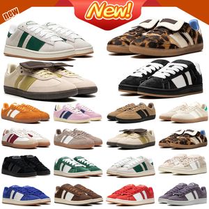 Designer vegan adv 00s scarpe da uomo donna originali og spezial casual scarpa leopardo in velluto nero gum bianco gum wales bonner maschi da donna sneaker