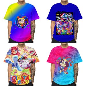 T-Shirts The Amazing Digital Circu Tshirt Men Women Harajuku Funny T Shirt Costume Summer Kawaii Japan Unisex Anime Tops