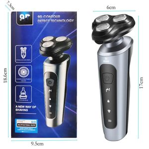 Tre in uno rasoi elettrico Set USB USB ricaricabile per capelli a naso da barba da barba rasata laterali tutti lavati in acqua