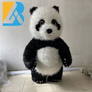 Customized Carnival Parade Giant Inflatable Panda Costume for Event Party
