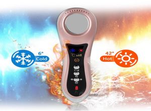 Electric Anti Aging Skin Rejuvenation Tightening Device Ultrasonic Cryotherapy Spa Facial Massager Face Lifting Cold Hammer8188459