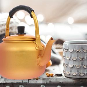 Dinnerware Sets Tea Kettle Whistling Camping Stove Rice Jug Aluminium Household Teapot Travel