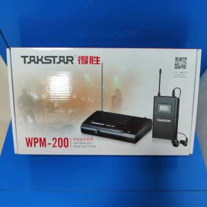 Наушники Takstar WPM200 Wireless in Sear Monitor System System Warphone Earphones Wearybuds Family Fun Studio Studio на сцене