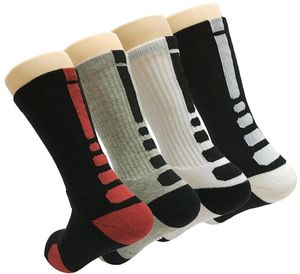 4 pakiet mężczyzn Poduszka koszykówka Skarpetki sportowe Modna Sport Sports Crew Sock Sock Rozmiar 71322625009289