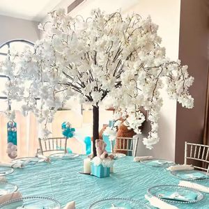 Wholesale Event Decoration Wedding Luxury Center Pieces white Flower Rectangular Table Stands Wedding Centerpieces Vase