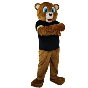 Adult Size Brown Bear Mascot Costume Top Cartoon Anime theme character Carnival Unisex Adults Size Christmas Birthday Party Outdoor