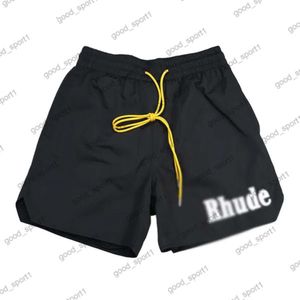 Rhude Shorts desinger Men Krótka moda Spods Spodnie Mężczyźni Women skórzane szorty USA Rozmiar S-XL 418