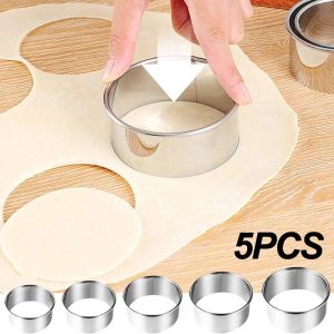 Moldes 5/1pcs Round Cookie Cutter Molde