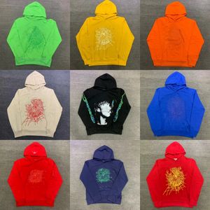 designer hoodie hoodies brangdy mens hoodie unisex web mönster gata slitage 460g blandning bomullsmaterial USA storlek grossist 2 bitar 5% rabatt