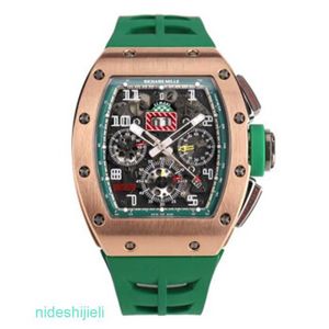 Automatic Chronograph Watches RM Luxury Wristwatches Swiss Made Men's Series RM011 Le Mans Limited Edition Rose Gold Automatic Men's Watch C1UR