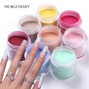 Liquids Pink Clear White Acrylic Powder Nail Art Dust Crystal Polymer Premium Powder Nail Tips Carving Extension French No Need UV Lamp