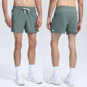 LU LU L Mens Jogger Sports Shorts For Hiking Cycling With Pocket Casual Training Gym Short Pant Size M-4XL Breathable Designer Fashion Clothing R56786