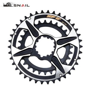 Delar GXP Mountain Bike Parts Crankset Bicycle Sprocket Double Disc Aluminium Alloy CNC Machining 20/21Speed ​​utan att släppa kedjan