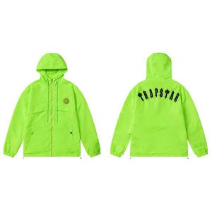 Trapstar Autumn Sprint Jacket Jacket Outdoor Sports Men and Womens زوجان للسيدات