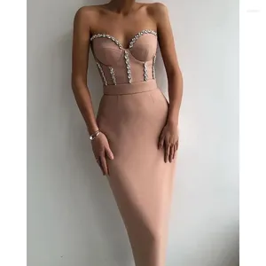 Vestidos casuais mulheres sexy fora do ombro V Vestido sem mangas para festa de casamento Princesa Gala