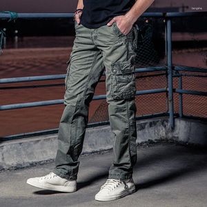 Herrbyxor armé kamouflage jogging multi-pocket taktiskt sommararbete stor storlek blixtlås militär stil