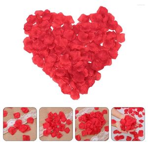Decorative Flowers Artificial Petals Fake Simulation Rose Flower Proposal Red Wedding Party Favors