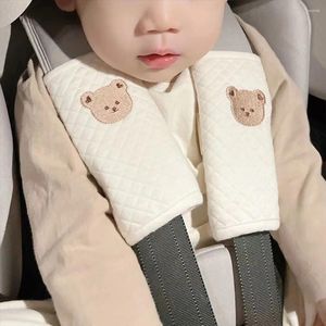 Stroller Parts Baby Safety Seat Belt Protecter Cover Accessories Cushion Shoulder Strap Infant Protective Saliva Towel