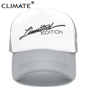 Softball Climate Limited Edition Trucker Cap Men Funny Car Fan Mesh Caps Hip Hop Summer Mesh Hat Driver Car Racing Fans Caps For Men